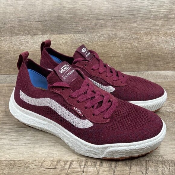 Vans Shoes - VANS UltraRange Vr3 Port Red White Mesh Shoes Sneakers Mens 7 Womens 8.5 NEW